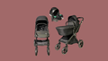 CYBEX EOS LUX 3 IN 1 Moon Black